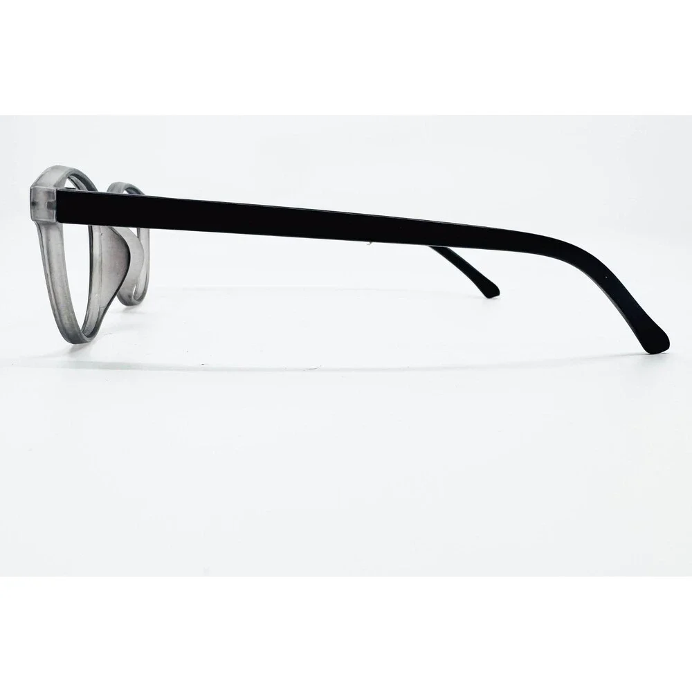 Geoffrey Beene Eyeglasses Mens Grey Round Full Rim GB569 Grey 48-20-145